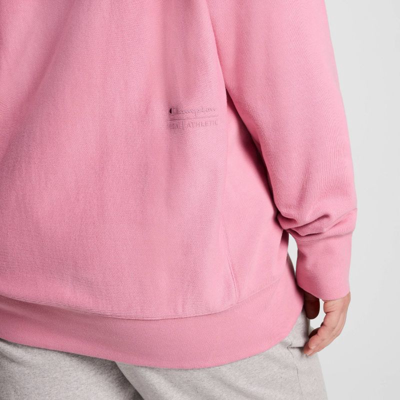 slide 2 of 10, Champion Adult Sizing Iconic Embroidered Hoodie - Pink XS, 1 ct