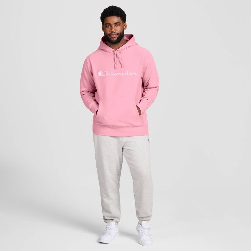 slide 10 of 10, Champion Adult Sizing Iconic Embroidered Hoodie - Pink L, 1 ct
