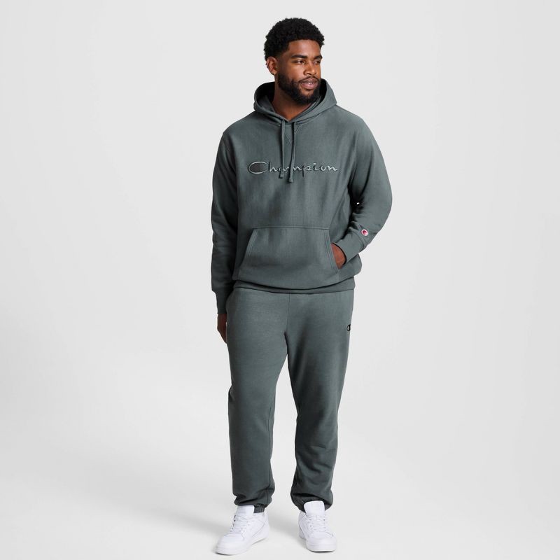 slide 4 of 13, Champion Adult Sizing Iconic Embroidered Hoodie - Dark Forest S, 1 ct