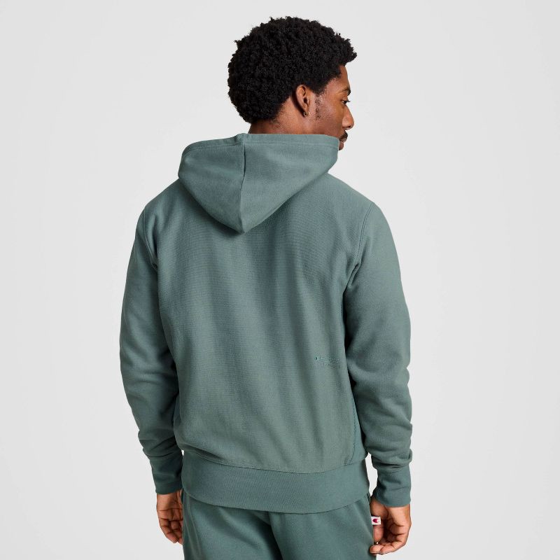 slide 11 of 13, Champion Adult Sizing Iconic Embroidered Hoodie - Dark Forest S, 1 ct