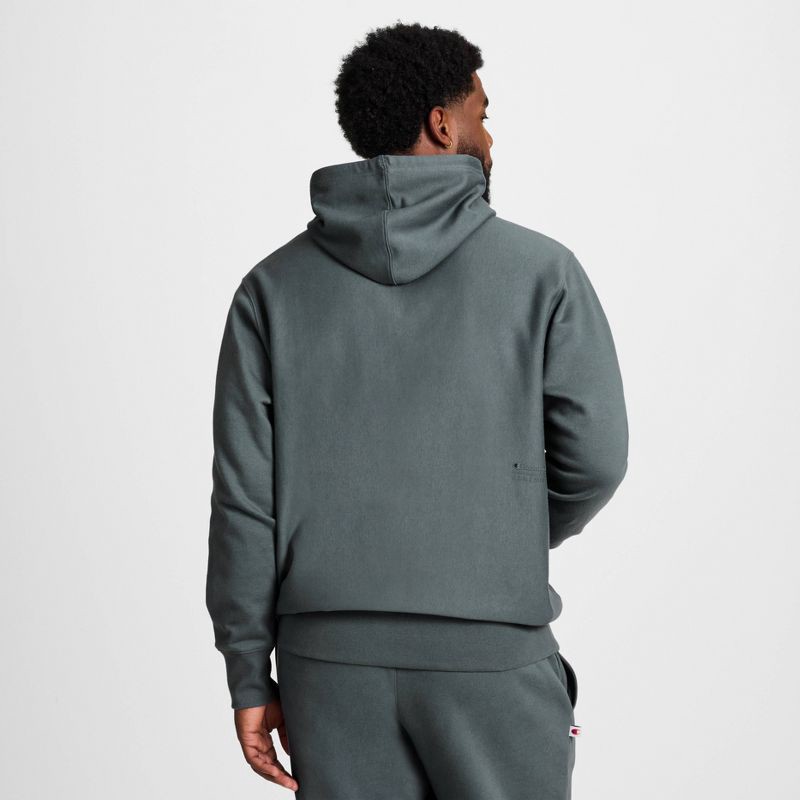 slide 8 of 13, Champion Adult Sizing Iconic Embroidered Hoodie - Dark Forest S, 1 ct