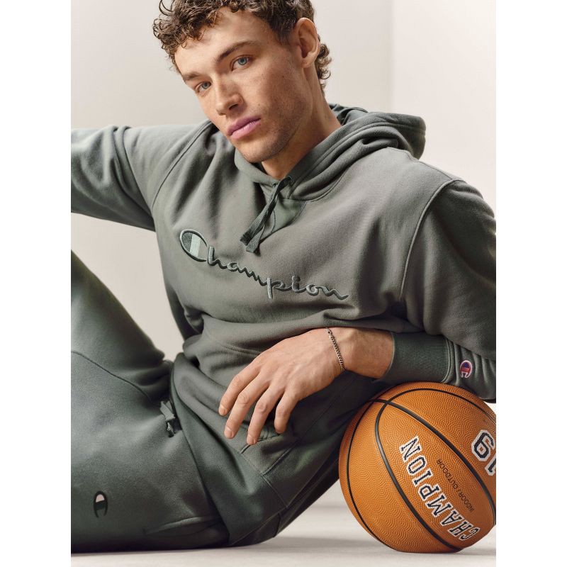 slide 12 of 13, Champion Adult Sizing Iconic Embroidered Hoodie - Dark Forest S, 1 ct