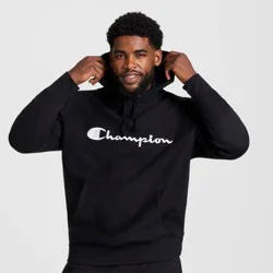 Champion Adult Sizing Iconic Embroidered Hoodie - Black XL