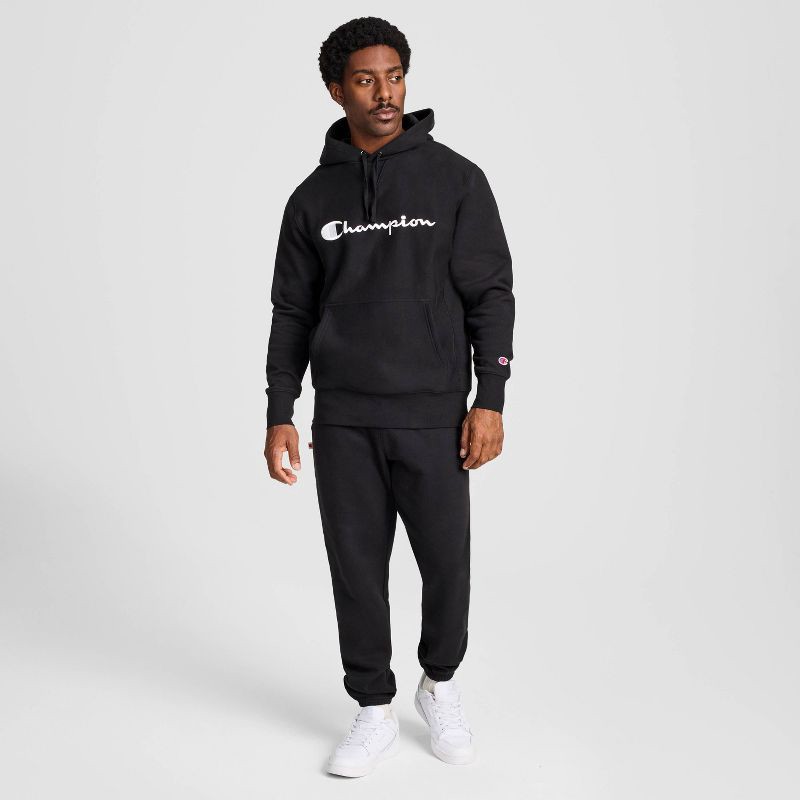 slide 13 of 20, Champion Adult Sizing Iconic Embroidered Hoodie - Black XXL, 1 ct