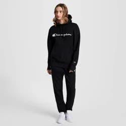 Champion Adult Sizing Iconic Embroidered Hoodie - Black XXL