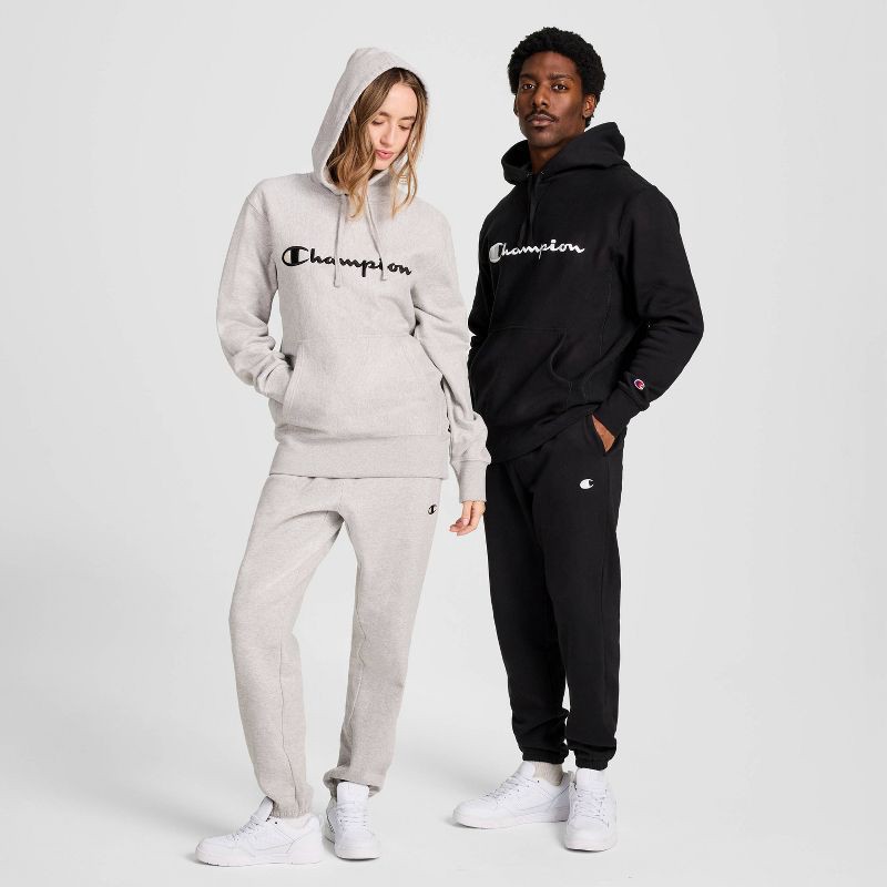 slide 11 of 19, Champion Adult Sizing Iconic Embroidered Hoodie - Light Gray Heather S, 1 ct