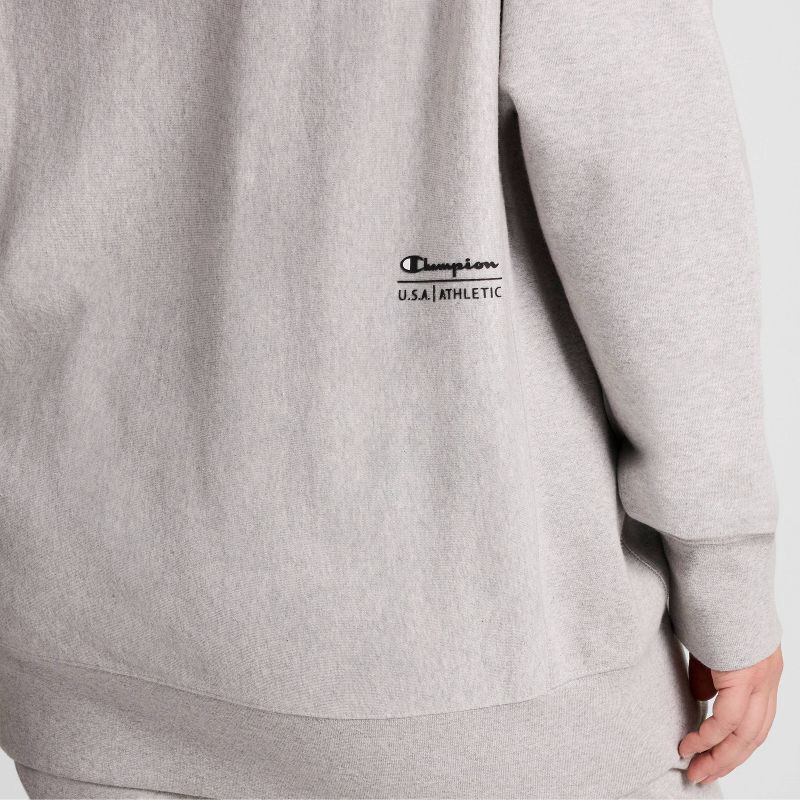 slide 4 of 19, Champion Adult Sizing Iconic Embroidered Hoodie - Light Gray Heather XL, 1 ct