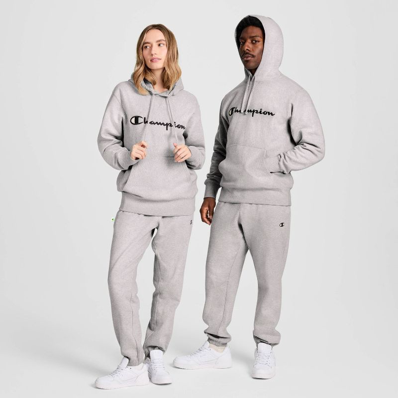 slide 14 of 19, Champion Adult Sizing Iconic Embroidered Hoodie - Light Gray Heather XXL, 1 ct