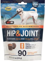 VetIQ Hip & Joint Chicken Flavored Soft Chews 90 ea Pouch