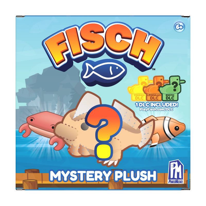 slide 12 of 12, PhatMojo Fisch Blind Collectible Plush: Games Theme Stuffed Dolls, Creativity Focus, Polyester Material, 1 ct
