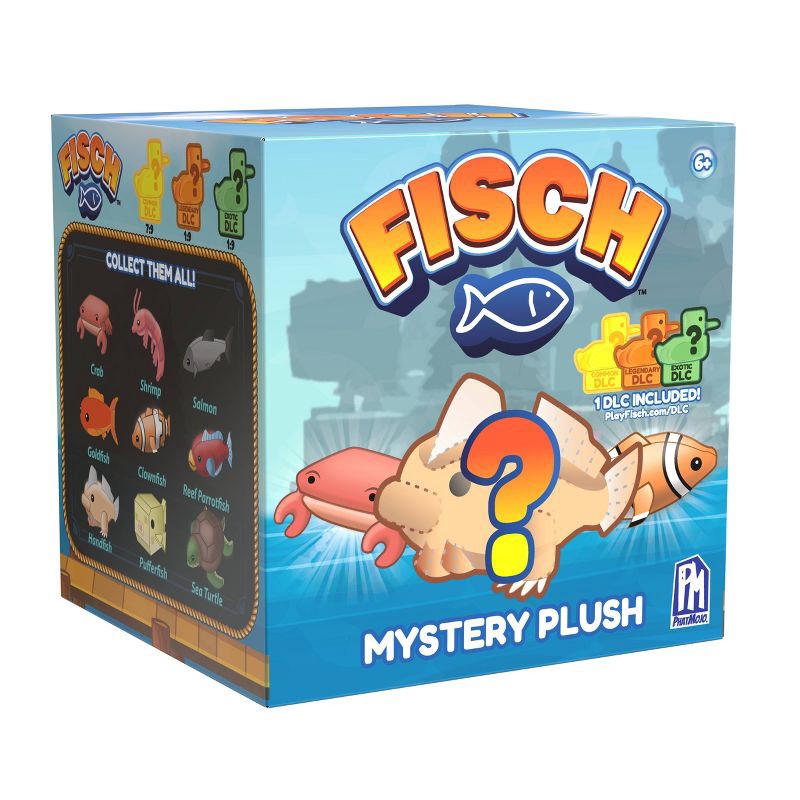 slide 1 of 12, PhatMojo Fisch Blind Collectible Plush: Games Theme Stuffed Dolls, Creativity Focus, Polyester Material, 1 ct