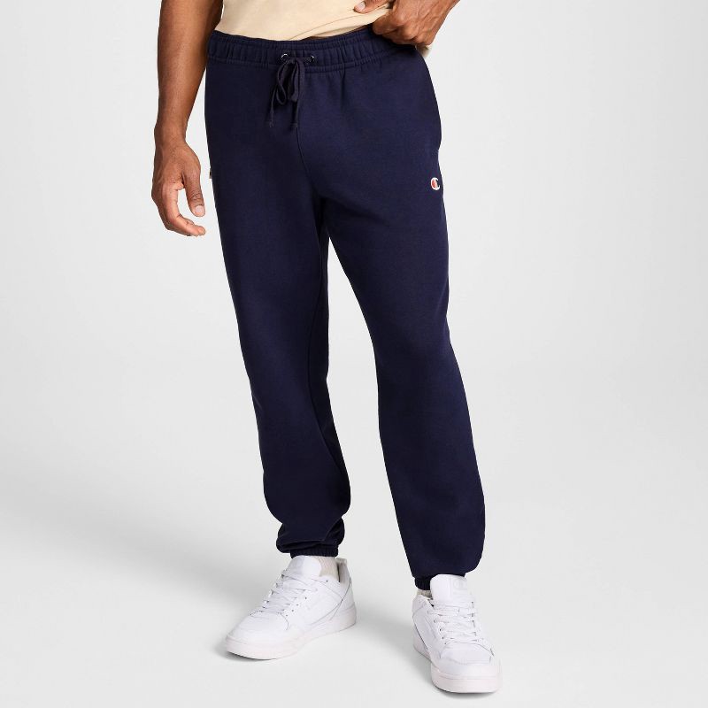 slide 1 of 8, Champion Adult Sizing Iconic Sweatpants - Navy L, 1 ct