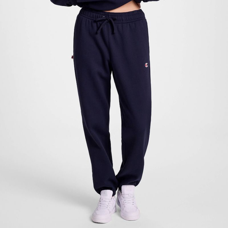 slide 4 of 8, Champion Adult Sizing Iconic Sweatpants - Navy L, 1 ct