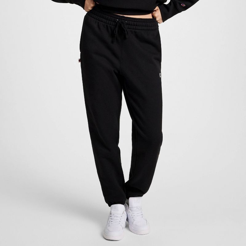 slide 9 of 13, Champion Adult Sizing Iconic Sweatpants - Black XXL, 1 ct