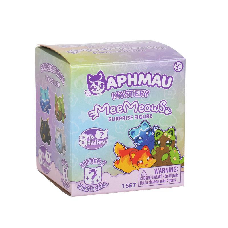 slide 7 of 8, Aphmau Mystery MeeMeows Figures in PDQ Elemental series 7, 1 ct