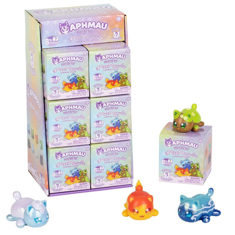 slide 8 of 8, Aphmau Mystery MeeMeows Figures in PDQ Elemental series 7, 1 ct