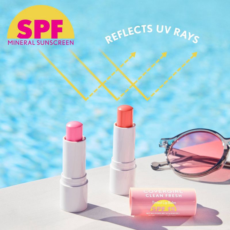 slide 6 of 8, COVERGIRL Clean Fresh Tinted Lip Balm SPF - You Make Me Blush - 0.14oz, 0.14 oz