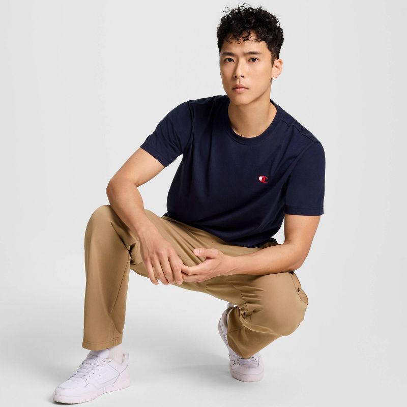 slide 6 of 7, Champion Men's Iconic T-Shirt - Navy XS, 1 ct