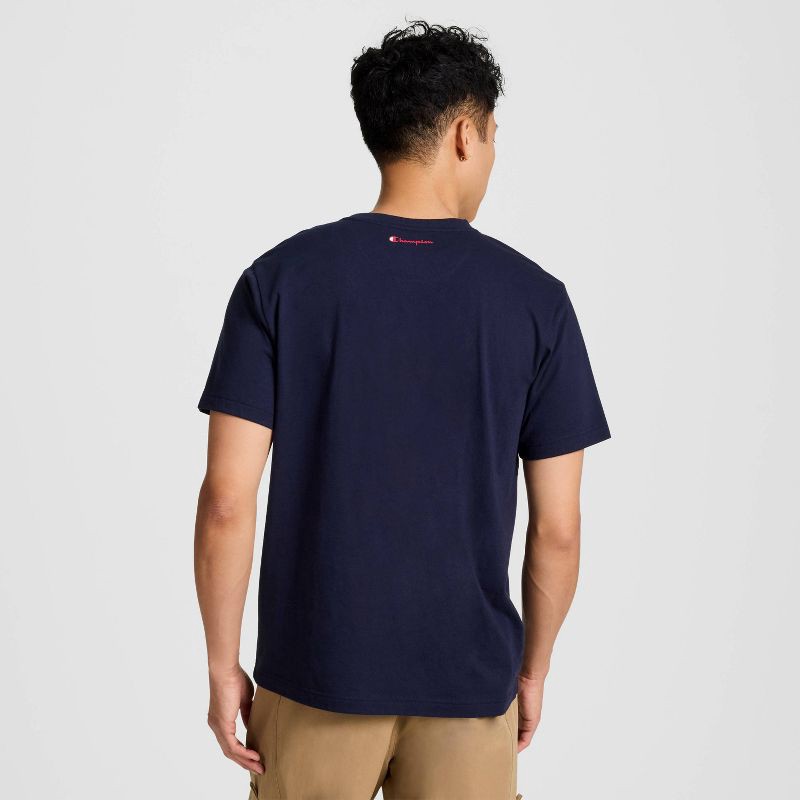 slide 5 of 7, Champion Men's Iconic T-Shirt - Navy S, 1 ct