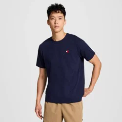 Champion Men's Iconic T-Shirt - Navy L