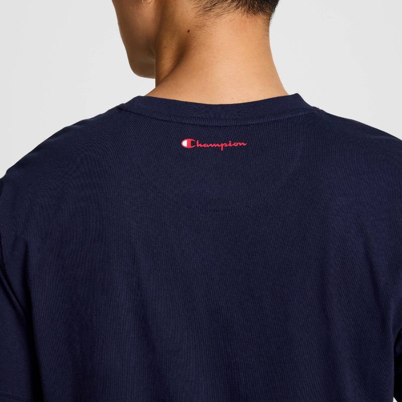 slide 3 of 7, Champion Men's Iconic T-Shirt - Navy XXL, 1 ct