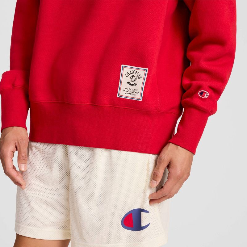 slide 5 of 8, Champion Men's Double Ribbed Sweatshirt - Lava Falls L, 1 ct