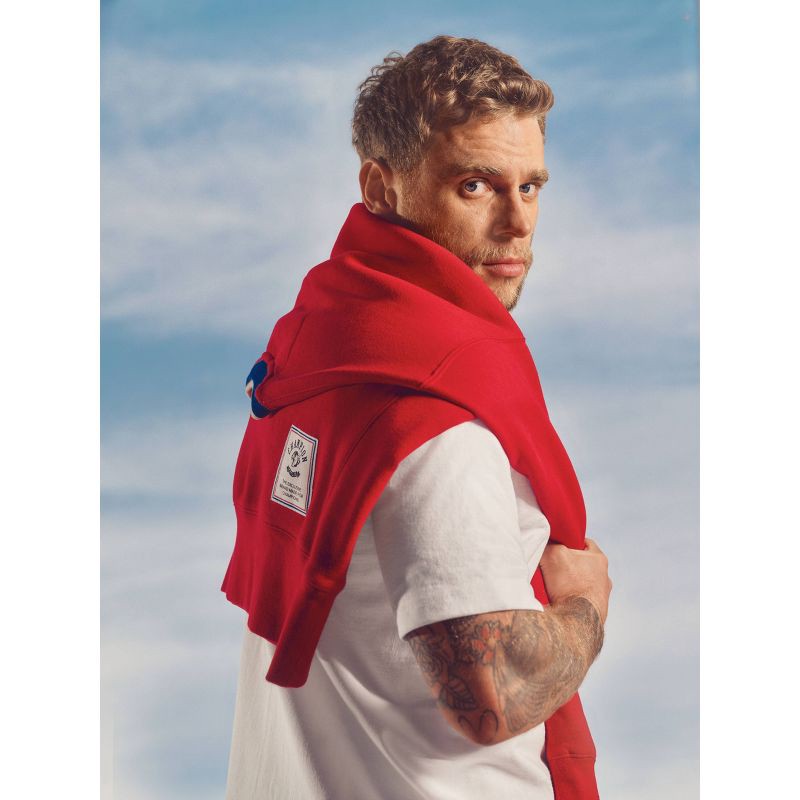 slide 8 of 8, Champion Men's Double Ribbed Sweatshirt - Lava Falls L, 1 ct