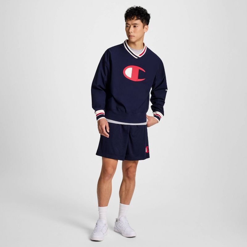 slide 2 of 6, Champion Men's V-Neck Pullover - Navy XL, 1 ct