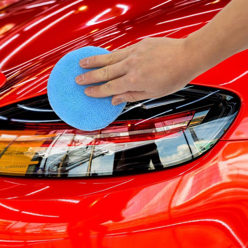 slide 5 of 6, Turtle Wax 3pk Microfiber Wax Applicator Pads, 3 ct