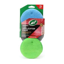 Turtle Wax 3pk Microfiber Wax Applicator Pads