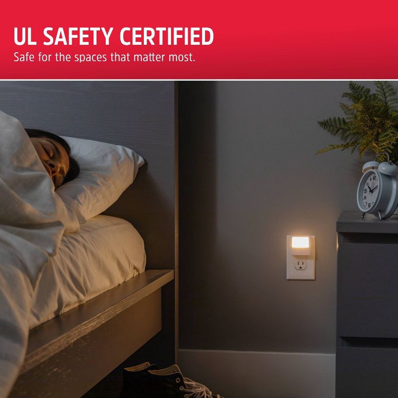 slide 4 of 8, Energizer 2pk LED Continuous On Nightlights, 2 ct