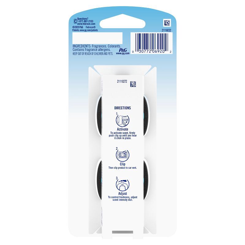 slide 14 of 14, 2ct Febreze Auto New Car, 2 ct