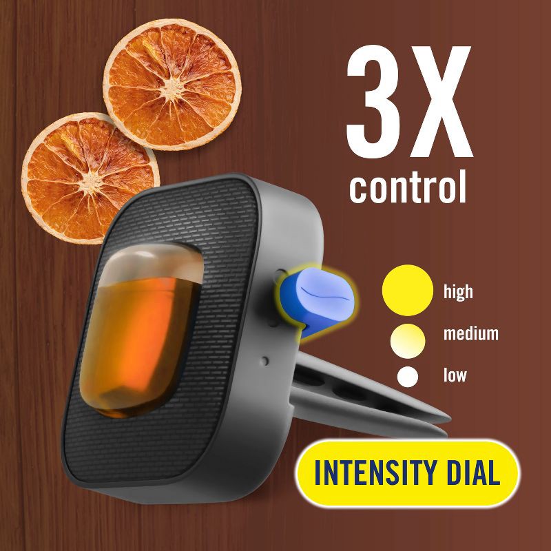 slide 4 of 12, 2ct Febreze Auto Bourbon and Orange, 2 ct