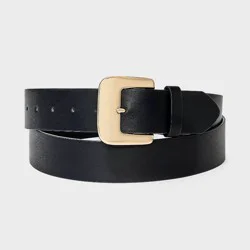 Bold Harness Buckle Belt - Ava & Viv™ Black 1X