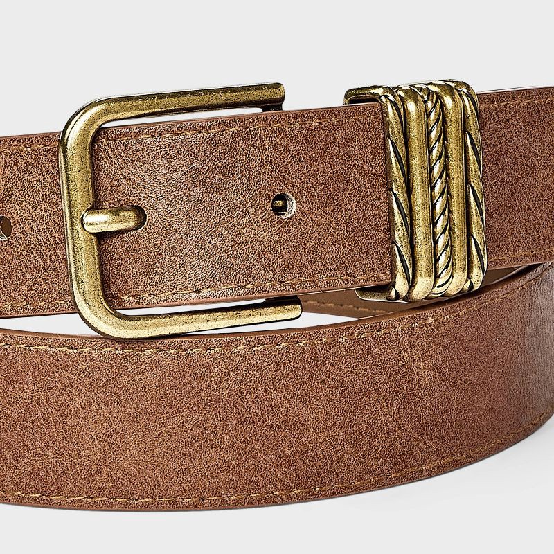 slide 3 of 3, Multi Keeper Belt - Universal Thread™ Cognac M, 1 ct