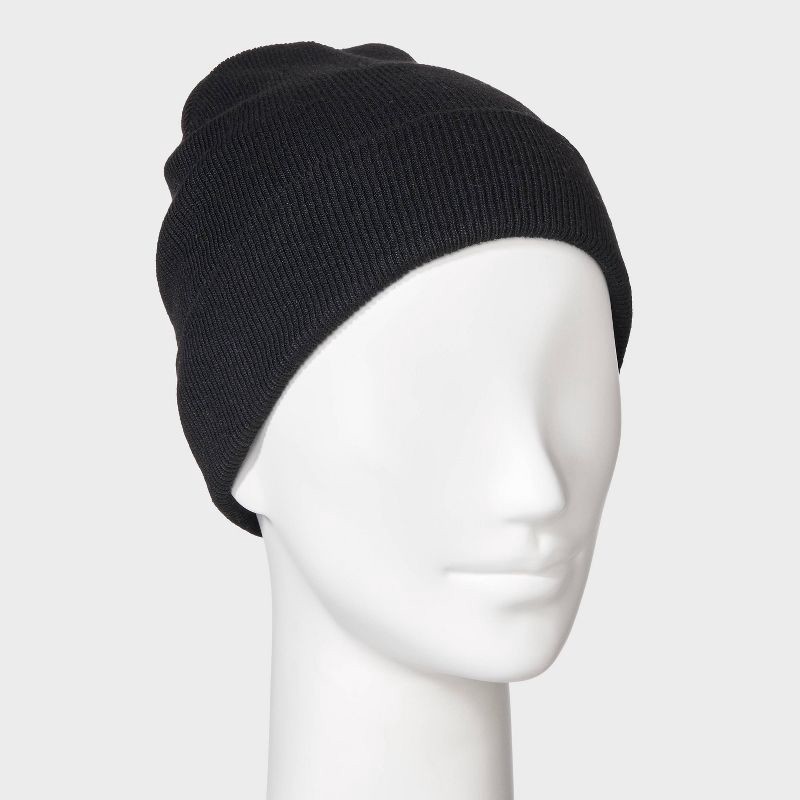 slide 2 of 4, Essential Beanie Hat - Wild Fable™ Black, 1 ct