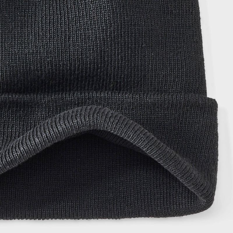 slide 4 of 4, Essential Beanie Hat - Wild Fable™ Black, 1 ct