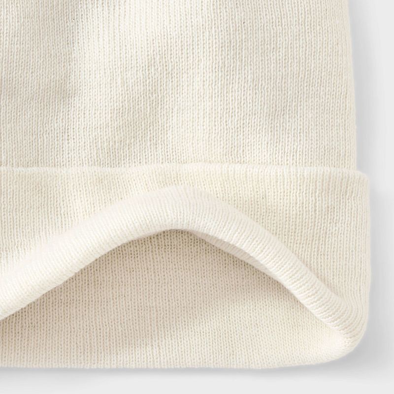 slide 4 of 4, Essential Beanie Hat - Wild Fable™ Cream, 1 ct