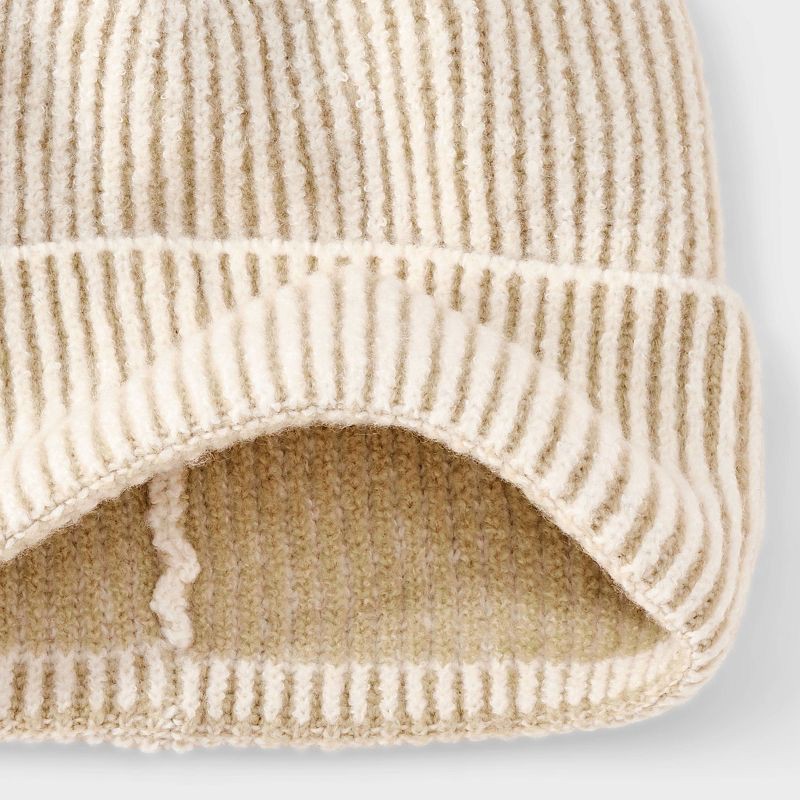 slide 4 of 4, Plaited Cuffed Beanie - Universal Thread™ Brown, 1 ct