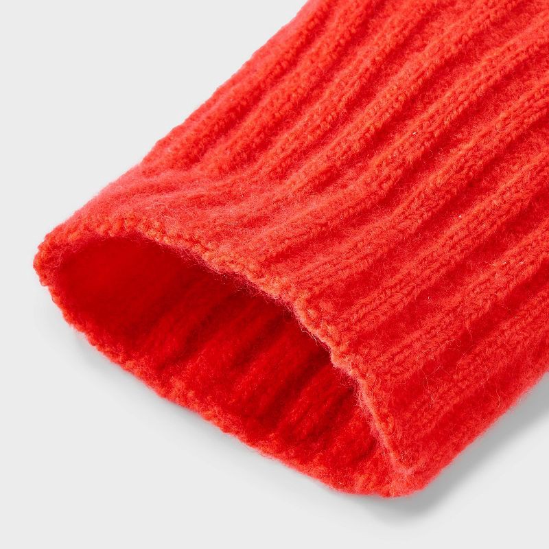 slide 3 of 3, Essential Ribbed Glove - Universal Thread™ Red, 1 ct
