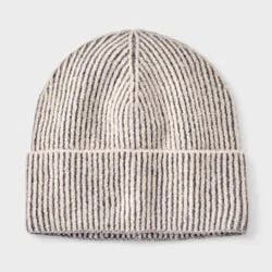 Plaited Cuffed Beanie - Universal Thread™ Gray