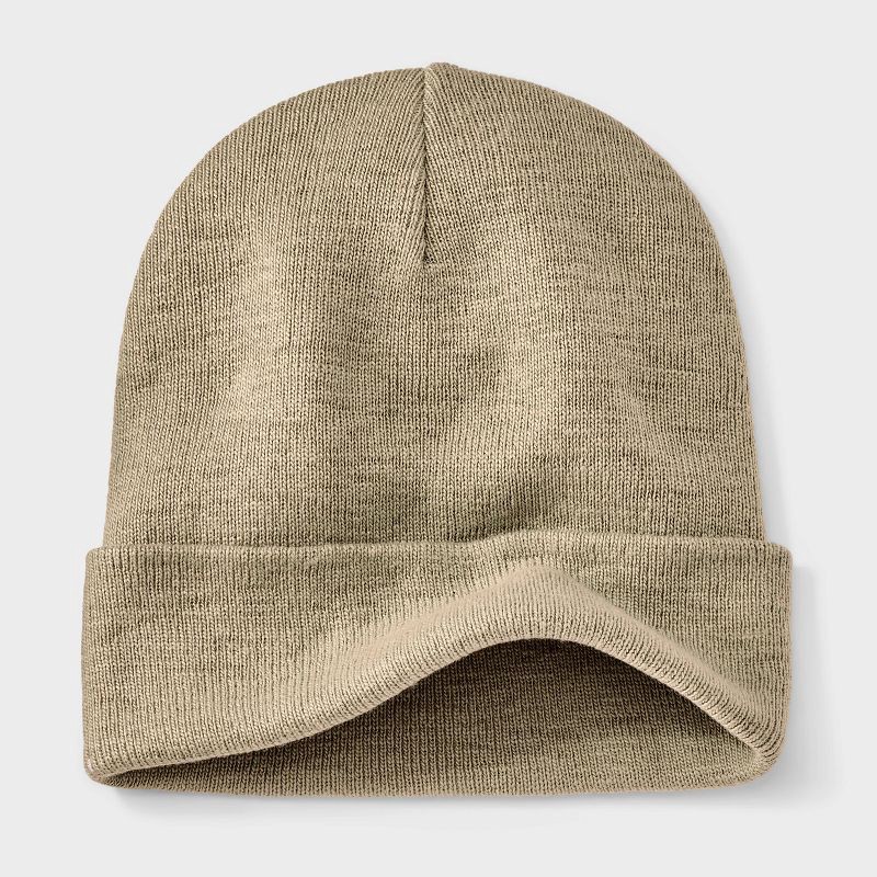 slide 3 of 4, Essential Beanie Hat - Wild Fable™ Oregano Tan, 1 ct