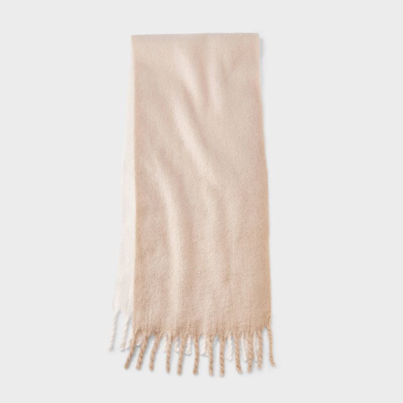 slide 2 of 3, Lofty Woven Scarf - Universal Thread™ Brown, 1 ct