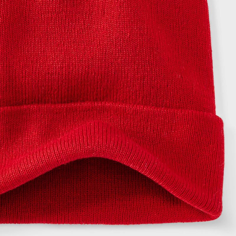 slide 4 of 4, Essential Beanie Hat - Wild Fable™ Red, 1 ct