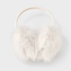 Fuzzy Earmuff - Universal Thread™ Cream