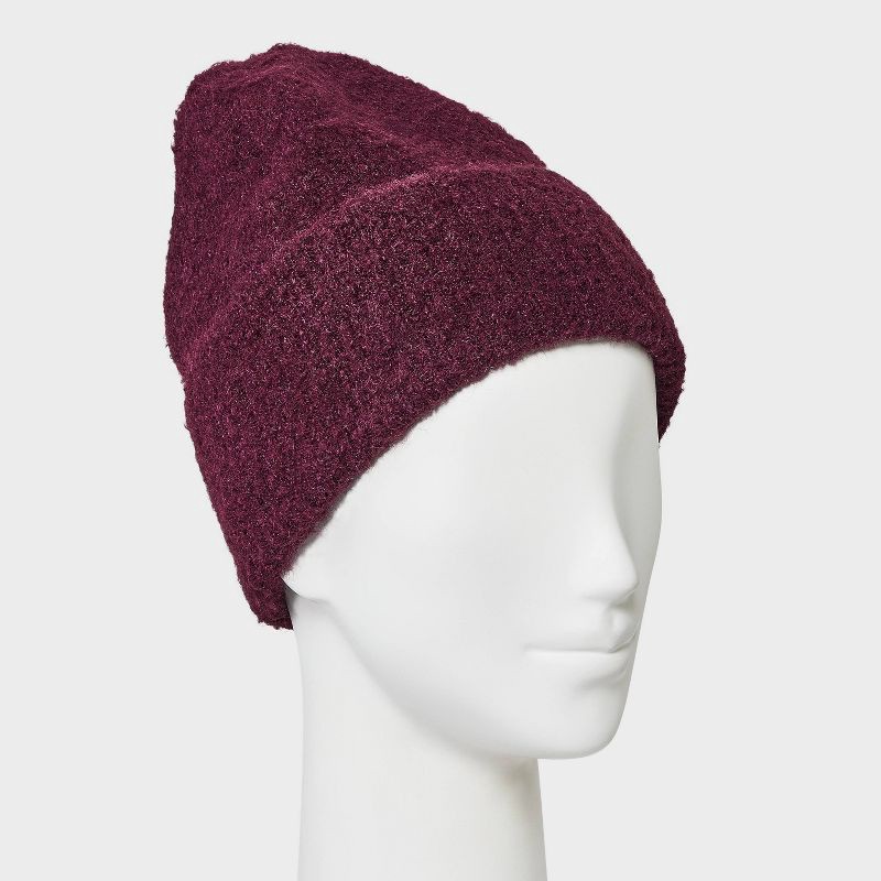 slide 2 of 4, Boucle Beanie - Wild Fable™ Burgundy, 1 ct