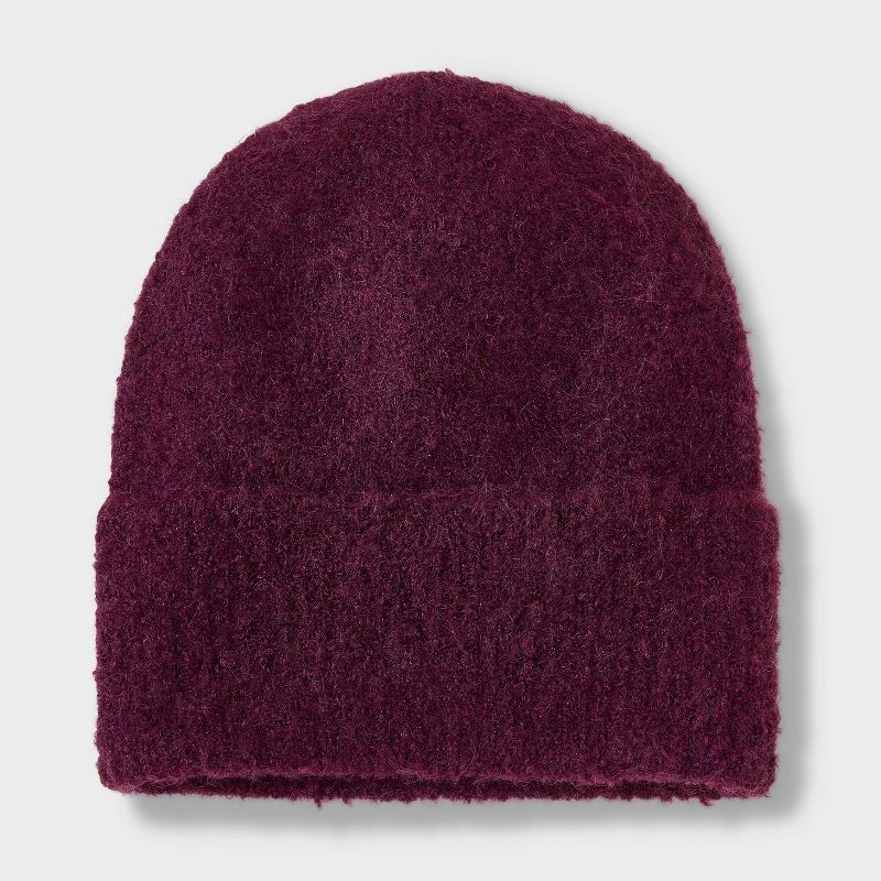 slide 1 of 4, Boucle Beanie - Wild Fable™ Burgundy, 1 ct