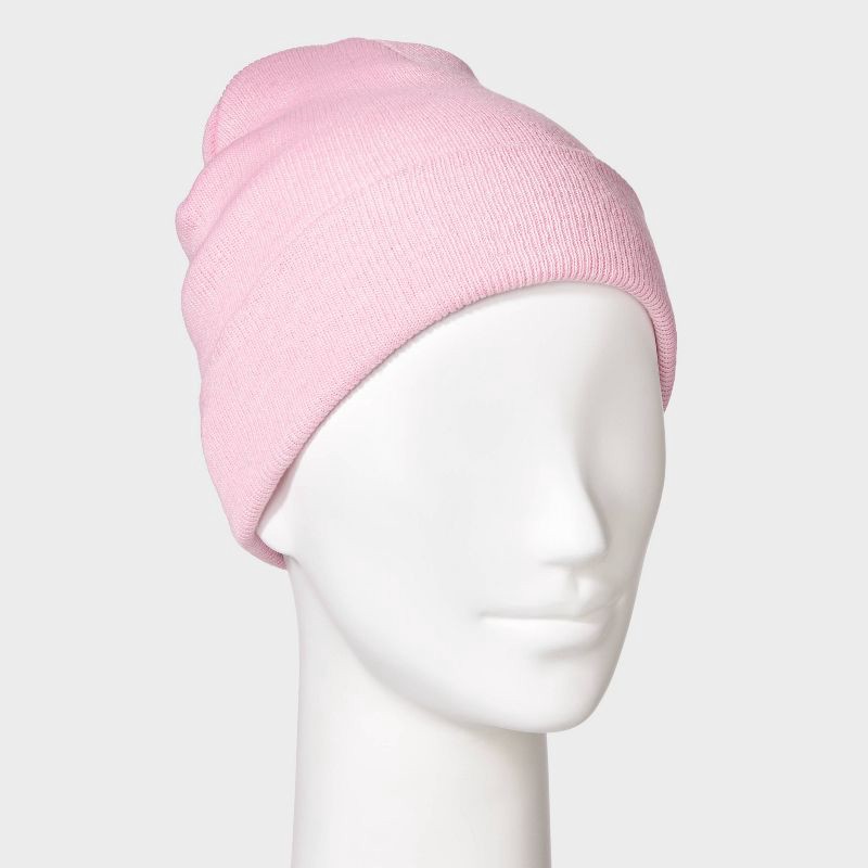 slide 2 of 4, Essential Beanie Hat - Wild Fable™ Pink, 1 ct