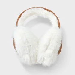 Faux Suede Heart Shape Earmuff - Wild Fable™ White One Size Fits Most