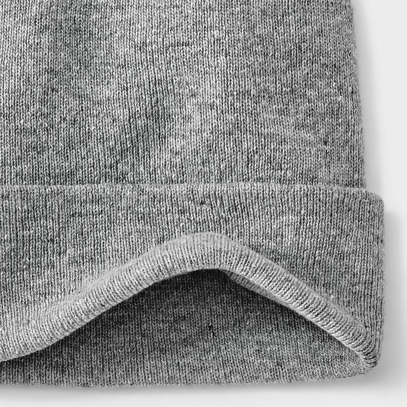slide 4 of 4, Essential Beanie Hat - Wild Fable™ Heathered Gray, 1 ct